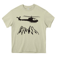 Mossy mountain rescue helicopter funny Heavy Core Tee - artisFamous