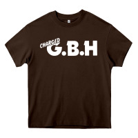 Chocolate Brown Charged G.B.H Heavy Core Tee - artisFamous