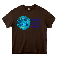 Chocolate Brown Aquarius Sign Zodiac Astrology Horoscope T-shirt Heavy Core Tee - artisFamous