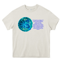 Cream Aquarius Sign Zodiac Astrology Horoscope T-shirt Heavy Core Tee - artisFamous