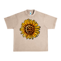 French Oak sunflower leopard Urban Heavy Tee - Jasminsmagicworld