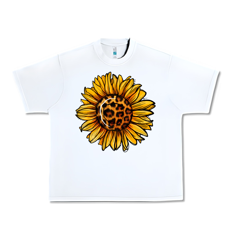 Sunflower Leopard Urban Heavy Tee by Jasminsmagicworld | Teevron