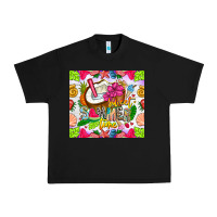 Black summer time Urban Heavy Tee - CowhideDigitalArt