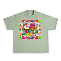 Oil Green summer time Urban Heavy Tee - CowhideDigitalArt