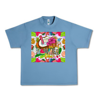 Pebble Blue summer time Urban Heavy Tee - CowhideDigitalArt