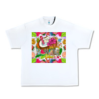 White summer time Urban Heavy Tee - CowhideDigitalArt