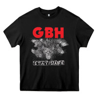 Black Charged G.B.H Heavy Core Tee - artisFamous