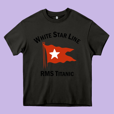 White Star Line (1) Heavy Core Tee Designed By Artisfamous