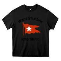 Black white star line (1) Heavy Core Tee - artisFamous