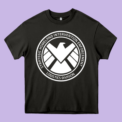 Agents Of Shield Heavy Core Tee Designed By Artisfamous