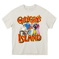 Cream gilligan island Heavy Core Tee - artisFamous