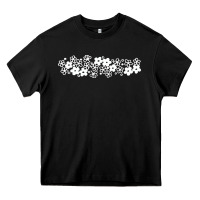 Black pyrex pattern Heavy Core Tee - artisFamous