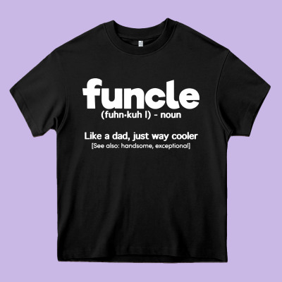 Funcle Definition Heavy Core Tee Designed By Artisfamous