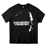 Black charles bukowski Heavy Core Tee - artisFamous