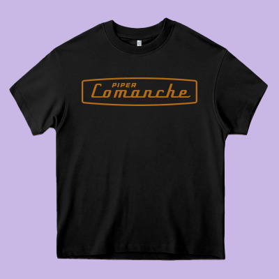 Comanche Piper Heavy Core Tee Designed By Artisfamous
