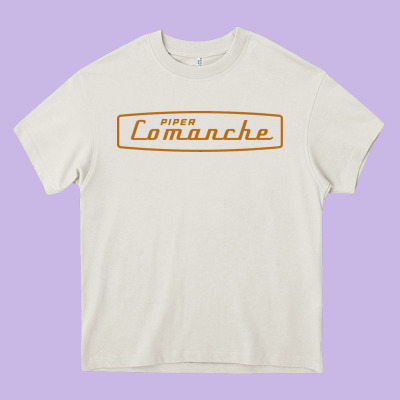 Comanche Piper Heavy Core Tee Designed By Artisfamous