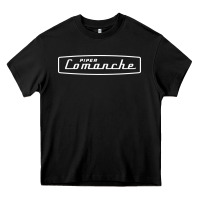 Black comanche piper Heavy Core Tee - artisFamous