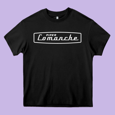 Comanche Piper Heavy Core Tee Designed By Artisfamous