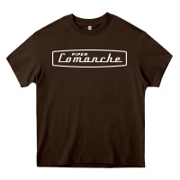 Chocolate Brown comanche piper Heavy Core Tee - artisFamous
