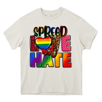 Cream spread love not hate Heavy Core Tee - FaDigitalArtStudio