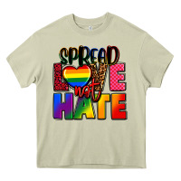 Mossy spread love not hate Heavy Core Tee - FaDigitalArtStudio