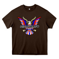 Chocolate Brown diplomats music Heavy Core Tee - artisFamous