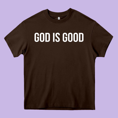 God Is Good Heavy Core Tee Designed By Artisfamous