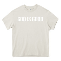 Cream god is good Heavy Core Tee - artisFamous