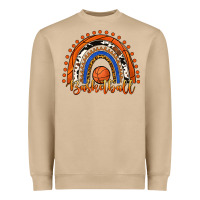 Mushroom Basketball Rainbow Heavyweight Sweatshirt - RanaPortraitStore
