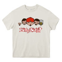 Cream Limp Bizkit Essential Heavy Core Tee - artisFamous