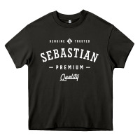 Asphalt Sebastian Personalized Name Mens Birthday Heavy Core Tee - artisFamous