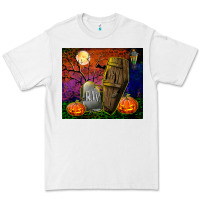 White headstone and coffin tumbler Premium Tee - BundleAndBundleShop