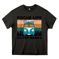 Asphalt pogue life outer banks retro vintage Heavy Core Tee - artisFamous