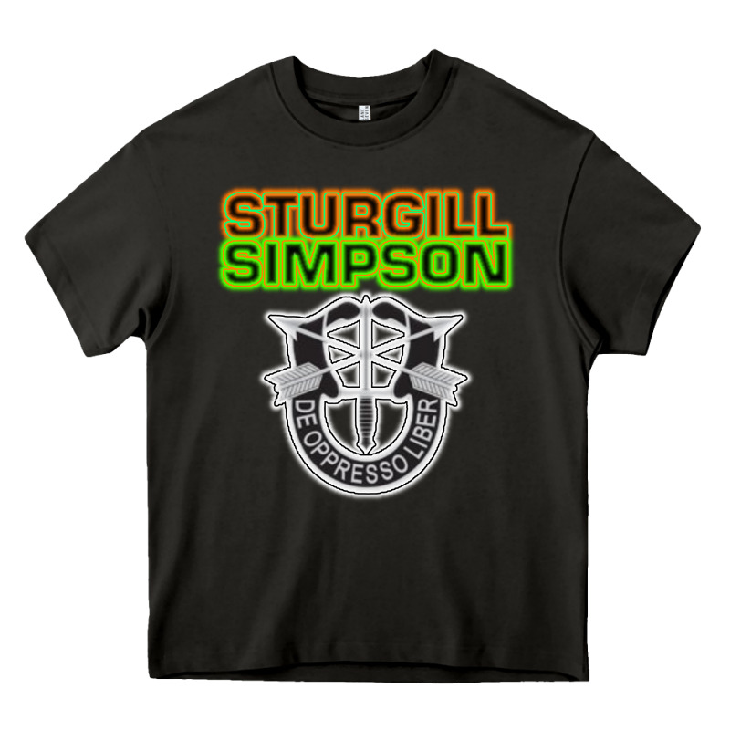 Sturgill Simpson De Oppresso Liber Heavy Core Tee by artisFamous | Teevron