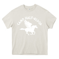 Cream camp half blood Heavy Core Tee - artisFamous