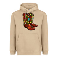 Mushroom cowboy boots christmas Heavyweight Hoodie - RanaPortraitStore