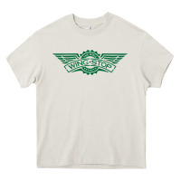 Cream wingstop Heavy Core Tee - artisFamous