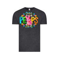 Vintage Black Chillin Peeps With My Vintage Tee - CowhideDigitalArt