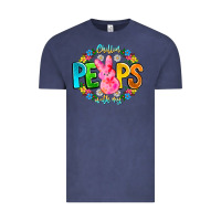 Vintage Denim Chillin Peeps With My Vintage Tee - CowhideDigitalArt