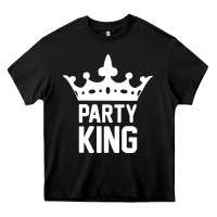Black party king Heavy Core Tee - artisFamous