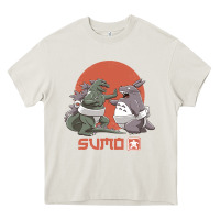 Cream sumo pop Heavy Core Tee - artisFamous