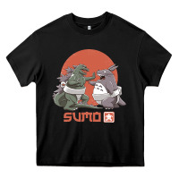 Black sumo pop Heavy Core Tee - artisFamous