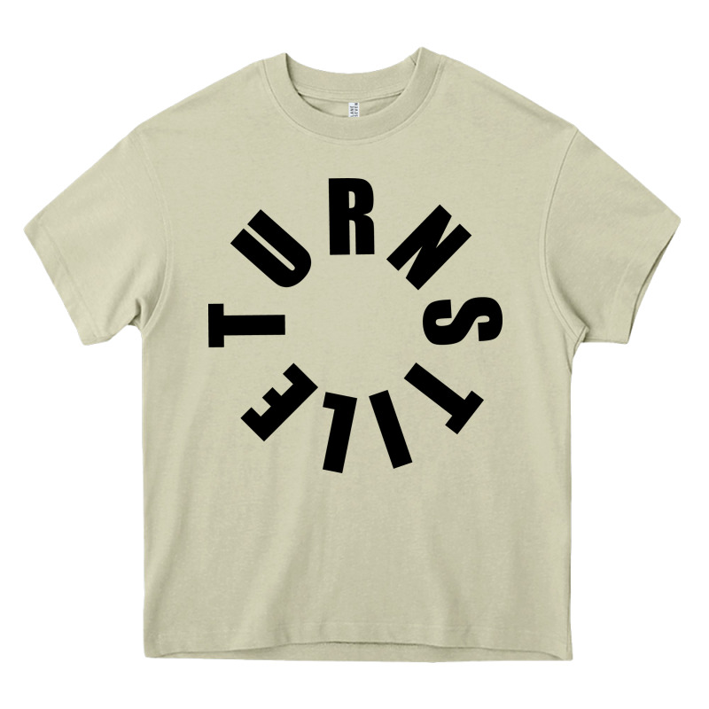 Turnstile Black On White Heavy Core Tee by artisFamous | Teevron