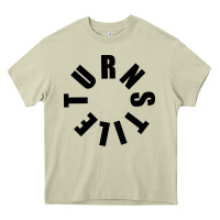 Mossy TURNSTILE BLACK ON WHITE Heavy Core Tee - artisFamous