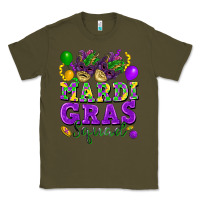 Army Green Mardi Gras squad Classic Tee - FaDigitalArtStudio