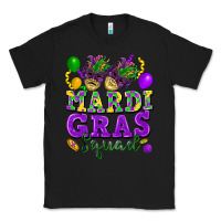 Black Mardi Gras squad Classic Tee - FaDigitalArtStudio