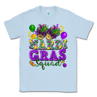 Dusty Blue Mardi Gras squad Classic Tee - FaDigitalArtStudio