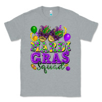 Heather Grey Mardi Gras squad Classic Tee - FaDigitalArtStudio