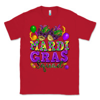 Red Mardi Gras squad Classic Tee - FaDigitalArtStudio