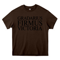 Chocolate Brown gradarius firmus victoria Heavy Core Tee - artisFamous